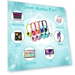 Classroom Kids Headphones Bulk Pack — In-Ear Headphones, CN-Outlet