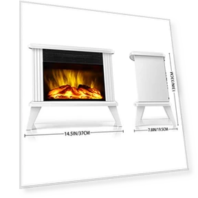 Electric Mini Fireplace Heater — Portable Heating Solutions, DONYER POWER