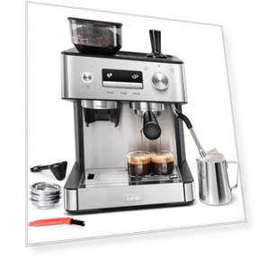 Espresso Machine with Grinder — Coffee & Espresso Combos, Gevi