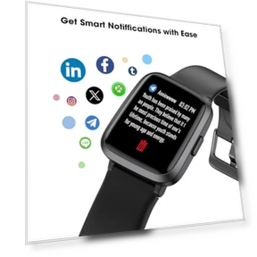Fitness Tracker Watch with Heart Rate Monitor — Smartwatches, LIVIKEY