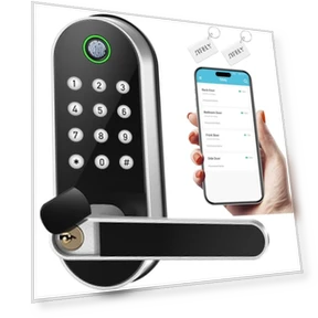 Keyless-Entry Fingerprint Smart Door Lock — Biometric Security, Sifely