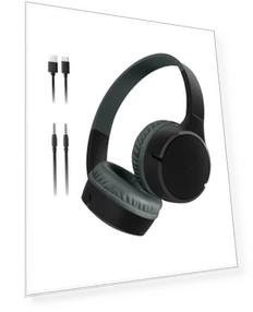 Kids Wireless Headphones with Built-in Microphone — In-Ear Headphones, Belkin