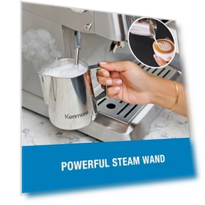 Semi Automatic Coffee Maker With Manual Tamper — Coffee & Espresso Combos, Koolatron