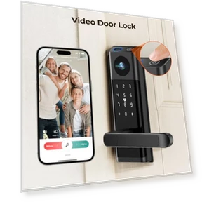 Video Smart Lock with Camera & Doorbell — Deadbolts, Camcamp