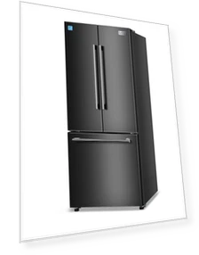 French Door Refrigerator with Built-in Ice Maker — Cooling Solutions, BLACK+DECKER