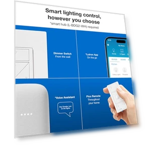 Smart Dimmer Switch Kit with Hub — Smart Home Hubs & Controllers, Lutron