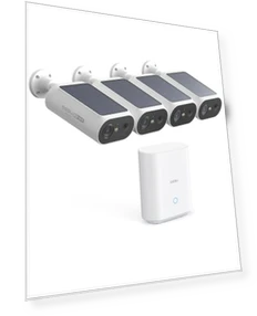 Solar Security Cameras Wireless Outdoor — Smart Home Security, AOSU