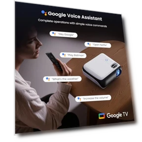 4K UHD Home Theater Smart Projector — Home Theater Projectors, HAPPRUN