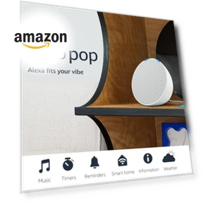 Компактный умный динамик с Alexa — Микрокассетные диктофоны, Amazon
