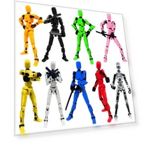 Lucky Robot 13 Action Figures — Dolls & Figures, T13 Action Figure