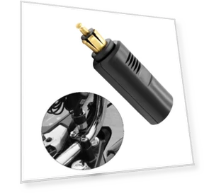 DIN Socket To Cigarette Lighter Converter Adapter — Battery Chargers