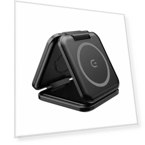 Folding 3-in-1 Wireless Charger — Chargers & Adapters