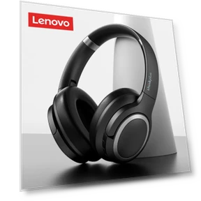 Game Headset ANC Noise Cancelling Bluetooth 5.0 Wireless Sports Gaming Headphones Earphones — On-Ear Headphones, Lenovo