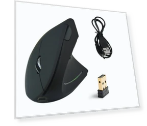 Rechargeable Vertical Wireless Mouse — Mouse Pads