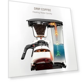 3-in-1 Glass Teapot Coffee Maker — Tea Brewing Essentials, HIBREW