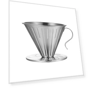 Double-layer Stainless Steel Pour-over Coffee Filter — Permanent