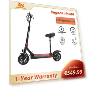 Folding Electric Offroad Scooter — Push Scooters, KUGOO