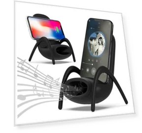 Portable Mini Chair Wireless Charger with Speaker — Portable Audio Solutions
