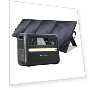 Portable Power Station with Solar Panel — Power Inverters, TALLPOWER