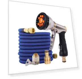 Telescopic Magic Water Pipe Garden Watering Flower Alloy Sprinkler — Automatic Irrigation