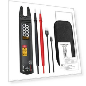 Digital Clamp Multimeter with LED Flashlight — Multimeters & Analyzers, BSIDE
