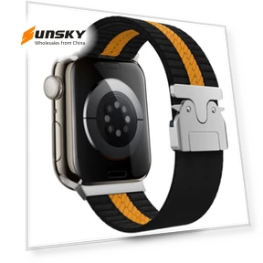 Parachute Buckle Braided Nylon Watch Band — Smartwatch Straps