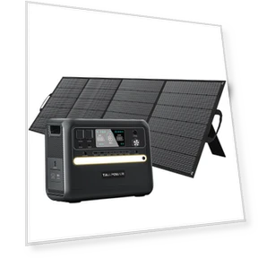 Portable Power Station with Solar Panel — Power Inverters, TALLPOWER