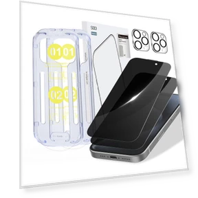 Privacy Phone Screen and Camera Lens Protector Combo Set — Screen Protectors, SODI