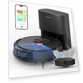 Robot Vacuum and Mop with Self-Emptying — Smart Cleaning Robots, eitton