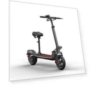 10 inch off-road adult foldable electric scooter with seat — Push Scooters