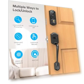 Keyless Entry Smart Lock with Handle — Smart Home Security, SMONET