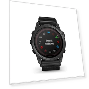 Rugged Tactical GPS Watch with Solar Charging — Smartwatches, Garmin