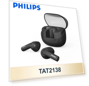 Wireless Bluetooth 5.3 Headphones — In-Ear Headphones, Philips