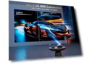 Smart 4K Projector — Home Theater Projectors, GooDee