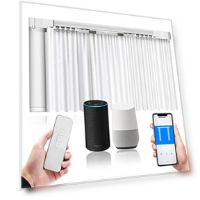 Electric Smart Curtains System — Outdoor Curtains, Chshn