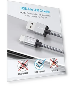 Long USB C Cable 10 ft 3-Pack — Chargers & Cables, DDIYYI