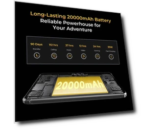 Rugged Tablet 11-Inch 2K Display 20000mAh Battery 48MP Sony Camera — Tablet, OUKITEL