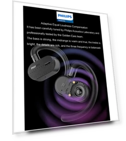 True Wireless Bluetooth Earphones — In-Ear Headphones, Philips