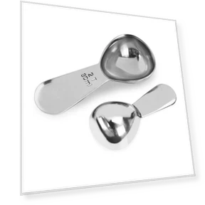 304 Thickened Stainless Steel Coffee Spoon Scales Scaling Spoon — Coffee Scoops, YG