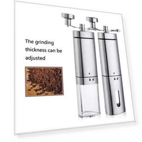 Stainless Steel Hand-Cranked Coffee Grinder — Hand Coffee Grinders