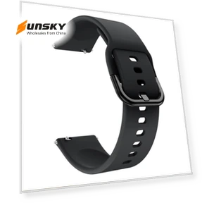 Color Buckle Silicone Watch Band — Watch Straps & Bands