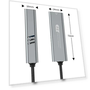 Gigabit Wired Ethernet Network Adapter — USB
