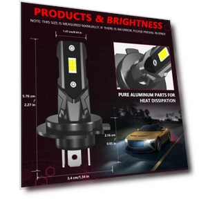 Universal Direct Plug LED Headlight Retrofit Bulb — Headlight