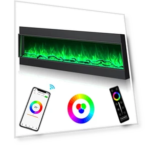 Built-in Electric Fireplace — Electric Heating Solutions, Cosmopolitan Fireplaces