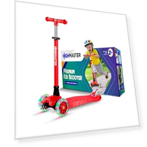 3 Wheel Kick Scooter for Children and Toddlers — Electric Vehicles, HighMaster
