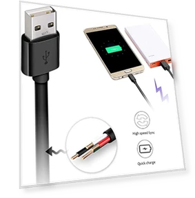 Extra Long Micro USB Cable 2Pack — Chargers, DEEGO