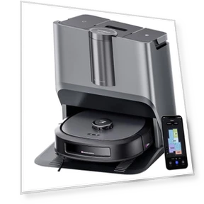 Robot Vacuum and Mop with Self Emptying Base — Smart Cleaning Robots, Eureka