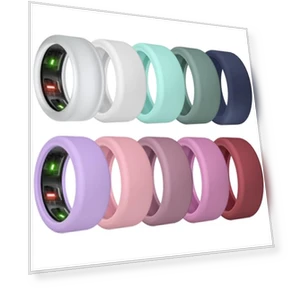 Anti-Scratch Elastic Silicone Ring Case Protector — Smart Rings, syalcor