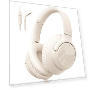 Over Ear Foldable Headphones with Microphone — In-Ear Headphones, Botesty Sound
