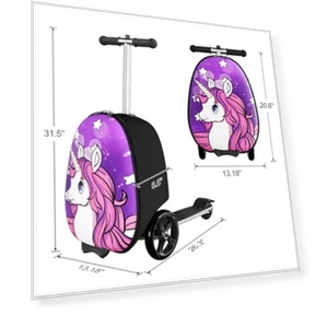 Ride-On Scooter Suitcase for Kids — Kids' Luggage, Baotree